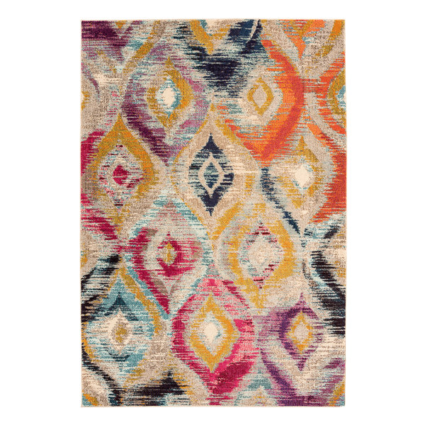 Boho Living Teppiche: Pink; Kurzflor